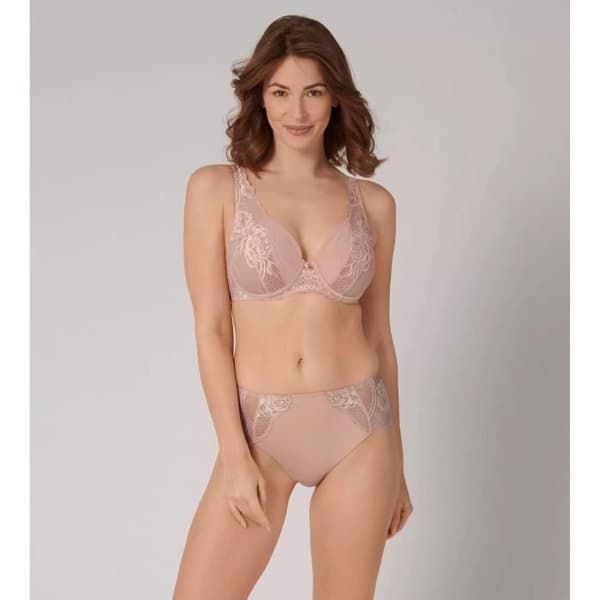 Triumph Wild Peony Florale Maxi underbyxor för kvinnor - rosa pärla - 42