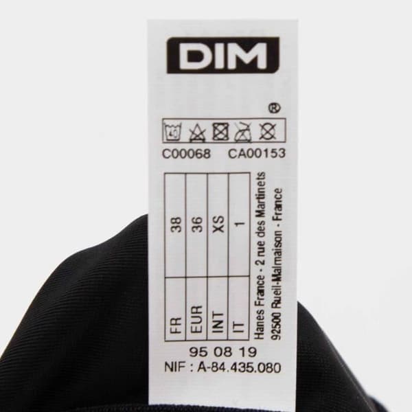 Culotte Dam - DIM - Svart - Vuxen - Nederlag - Alla säsonger
