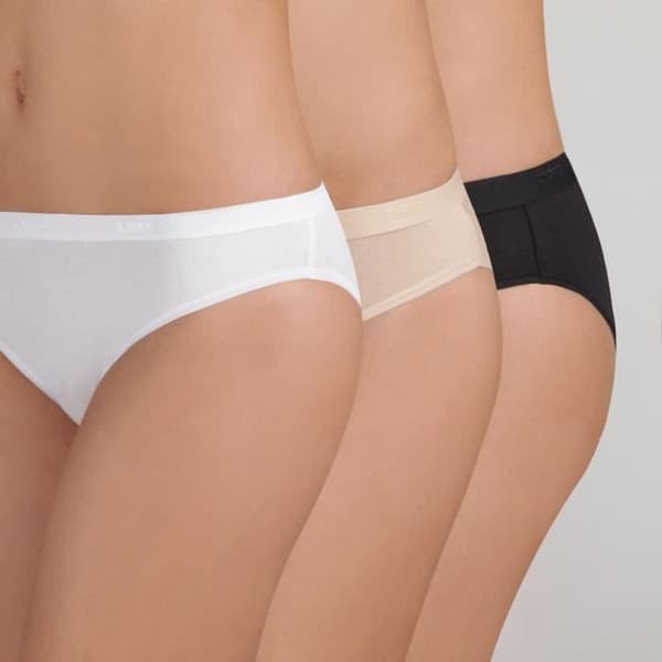 DIM Brief Les Pockets Ecodim X3 Vit/Skin/Svart