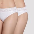 Miniatyrbild 1 av 2: DIM Midi Cotton Shorts Plus Feminin x2 Vit