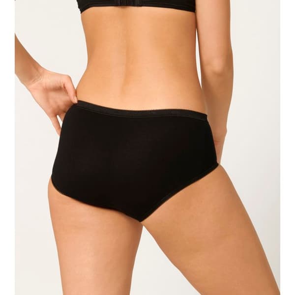 SLIP - SLOGGI - BASIC + MIDI - 95% COTTON - 5% ELASTAN - FÖRPACKNING AV 4