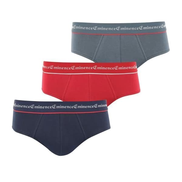 Slip - Eminence - Pack av 3 - 95% bomull - Låg midja - Optimal komfort