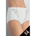 Miniatyrbild 1 av 2: SLIP - SLOGGI - CHIC MAXI - 3 SLIP + 1 GRATIS - Färg VIT - Hypoallergenisk komfort