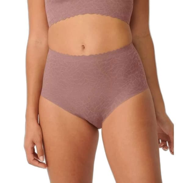 Sloggi Zero Feel Lace 2.0 damtrosor med hög midja - kakao - XL