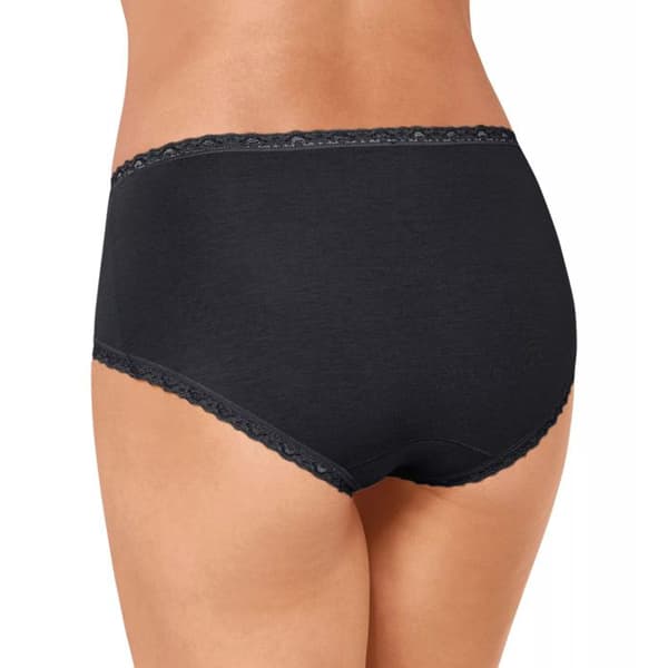 Culotte midi - Sloggi - 24/7 Lace - Bomull - Svart - Set om 3
