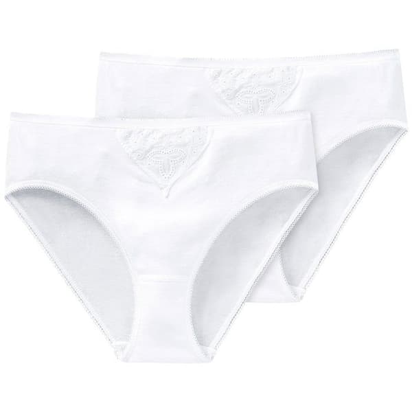 Culotte - schal Schiesser - 145240-100 - Trosor Kvinna - Tai (2-pack)