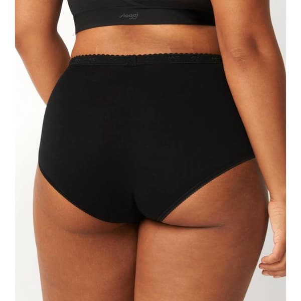 Culotte dam - Sloggi - Chic Maxi - 4-pack - Mjukhet - Elastisk spets - Optimal komfort