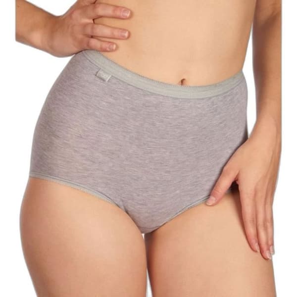 Sloggi Basic+ Maxi underbyxor för kvinnor - grå kombination - 58