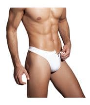Doreanse Men Zip Slip String White