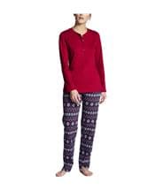 Calida Family And Friends Pyjama Red/Blue