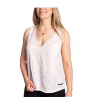 Tommy Hilfiger V-neck Leopard Print Top Lightpink