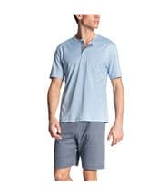 Calida Relax Choice Short Pyjamas Lightblue