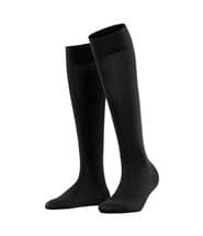 Falke Women Cotton Touch Knee High Black