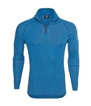 Pierre Robert For Men Sport Wool Top Zip Turquoise