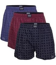 Jockey 3-pack Shirts And Shorts Woven Boxer Shorts Navy/Red