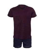 Jockey Night And Day Short Pyjama Navy/Red