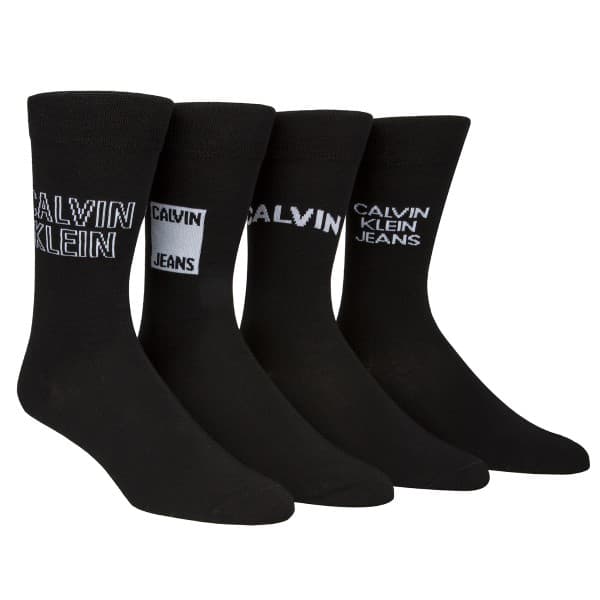 Calvin Klein Strumpor 4-pack Elroy Logo Crew Socks Gift Box