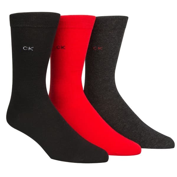 Calvin Klein Strumpor 3-pack Maddox Flat Knit Socks Gift Box