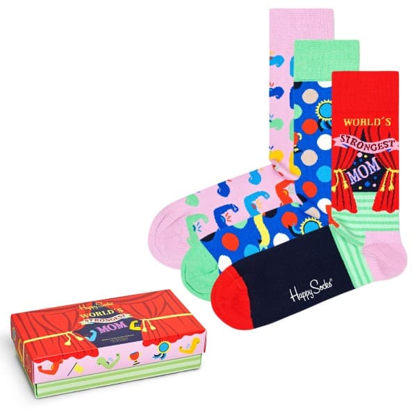 Happy socks Strumpor 3-pack Mothers Day Gift Box