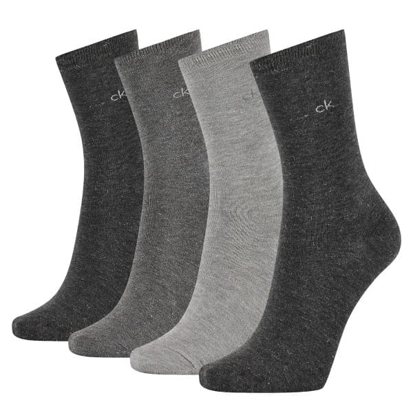Calvin Klein Strumpor 4-pack Lola Crew Sparkle Sock Gift Box