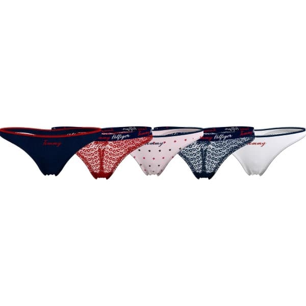 Tommy Hilfiger Trosor 5-pack Tommy Holiday Thong Gift Box
