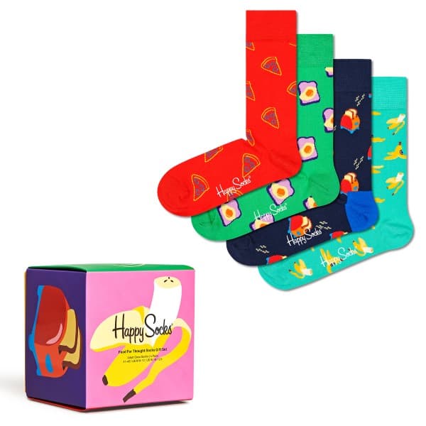 Happy socks Strumpor 4-pack Food For Thought Socks Gift Box