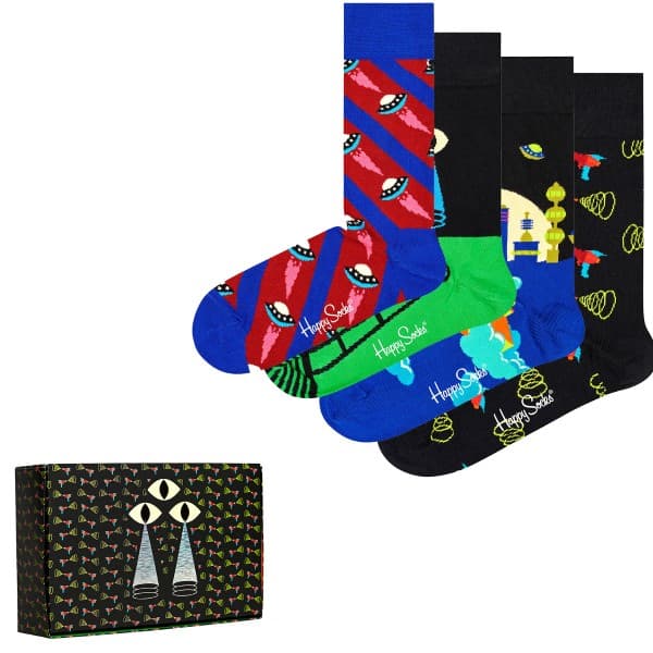 Happy socks Strumpor 4-pack Space Socks Gift Box