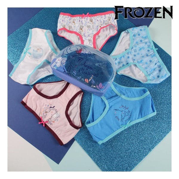 Pack of Girls Knickers Frozen Multicolour (5 uds)