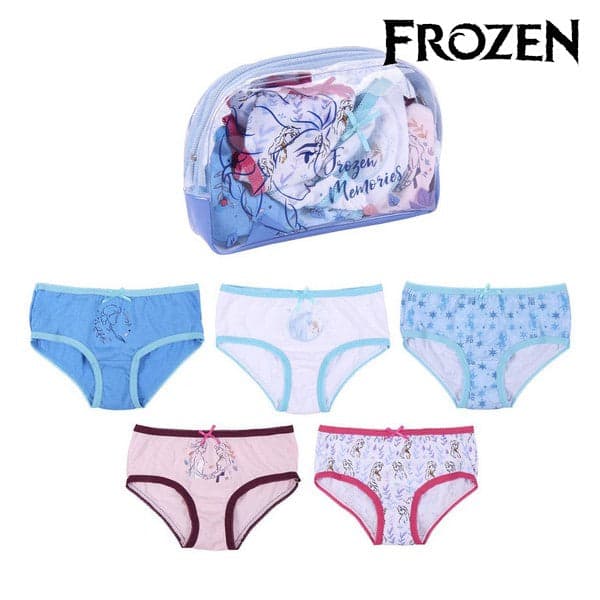 Pack of Girls Knickers Frozen Multicolour (5 uds)