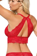 Miniatyrbillede 3 af 4: Roza Zuza Red Half Corset