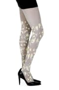 Miniatyrbillede 1 af 3: Zohara "Confetti" Grey Print Tights
