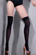 Miniatyrbild 1 av 4: Gabriella Classic Zakol Microfibre 151 Knee Highs Black