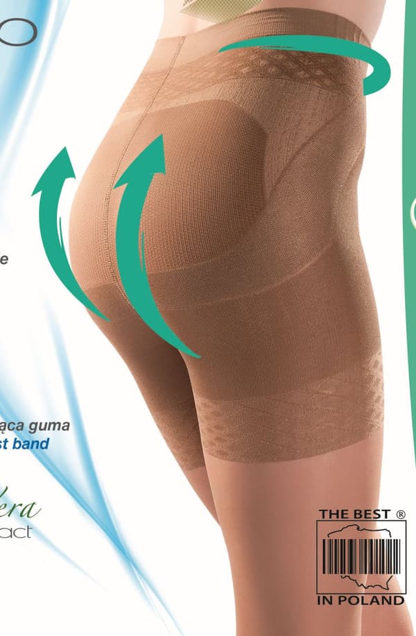 Gabriella Classic Push Up 128 40 Tights Mocca
