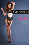 Miniatyrbillede 3 af 4: Gabriella Calze Strip Panty 235 Black