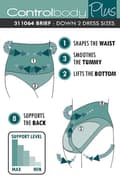 Pikkukuva 3 / 3: Control Body 311064 Shaping Brief Skin