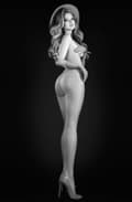 Miniatyrbillede 3 af 3: Ballerina 558 Grey Tights