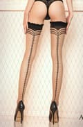 Miniatyrbillede 1 af 2: Ballerina 430 Hold Ups Nero (Black) / Skin