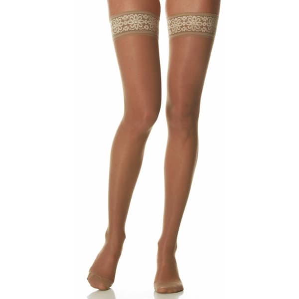 BRUKT Strømper SUKAD PITSKUMMIGA Beige (Fikset A+)