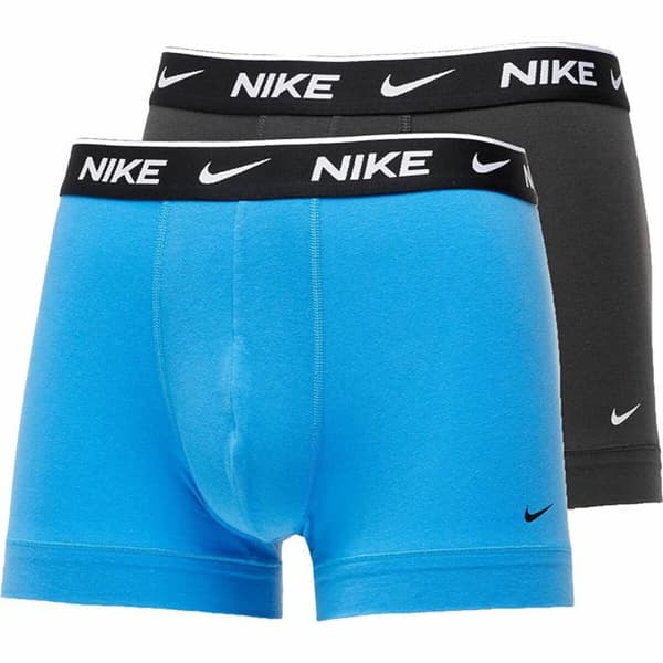 Pakke med underbukser Nike Trunk Grå Blå 2 Deler - L