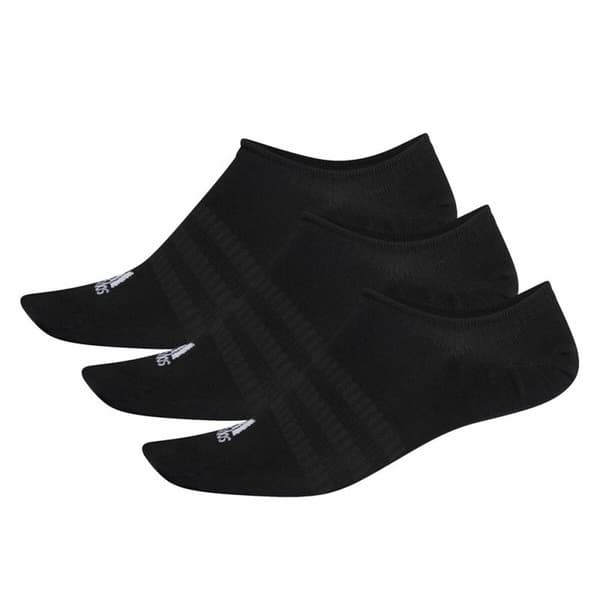 Ankelsokker Adidas Piqui  3 par Svart - 43-45
