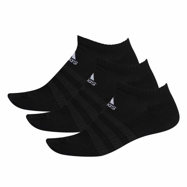 Ankelsokker Adidas Cushioned 3 par Svart - 31-33