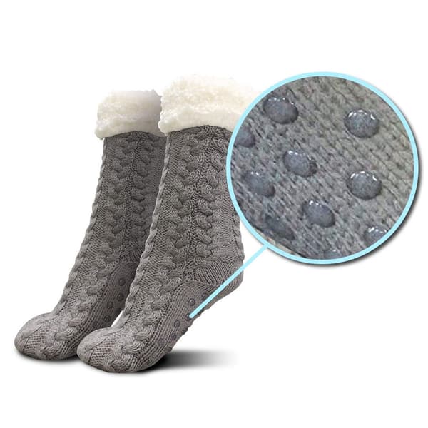 Orange Donkey Cozy Slipper Socks - Halkfria sockor