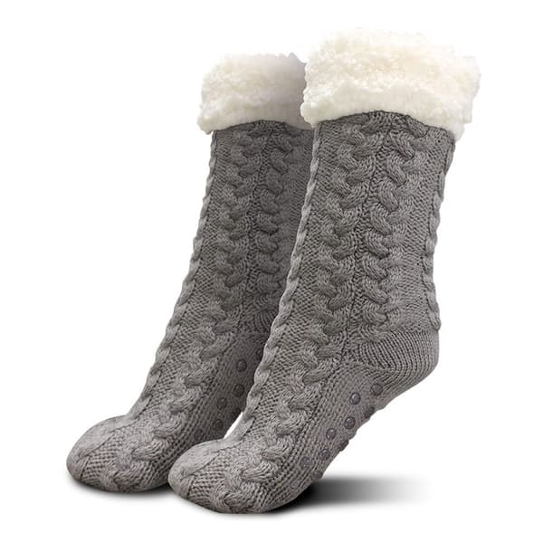 Orange Donkey Cozy Slipper Socks - Halkfria sockor