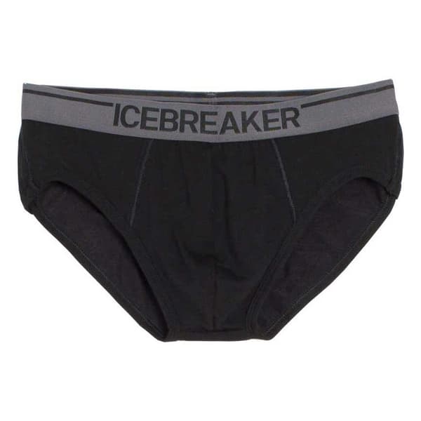Icebreaker Lipsahdus Anatomica Merino Musta XL Mies