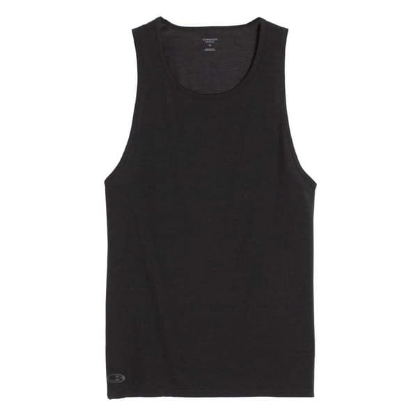 Icebreaker Ærmeløst Bundlag Anatomica Merino Sort S Mand