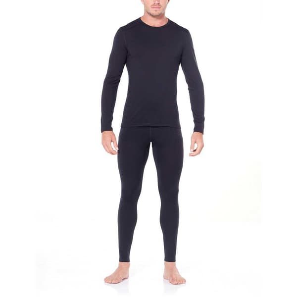 Icebreaker Leggingsit 200 Oasis Merino Musta L Mies