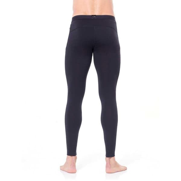 Icebreaker Leggingsit 200 Oasis Merino Musta L Mies