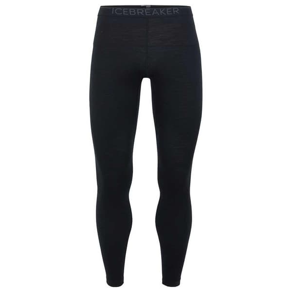 Icebreaker Leggingsit 200 Oasis Merino Musta L Mies