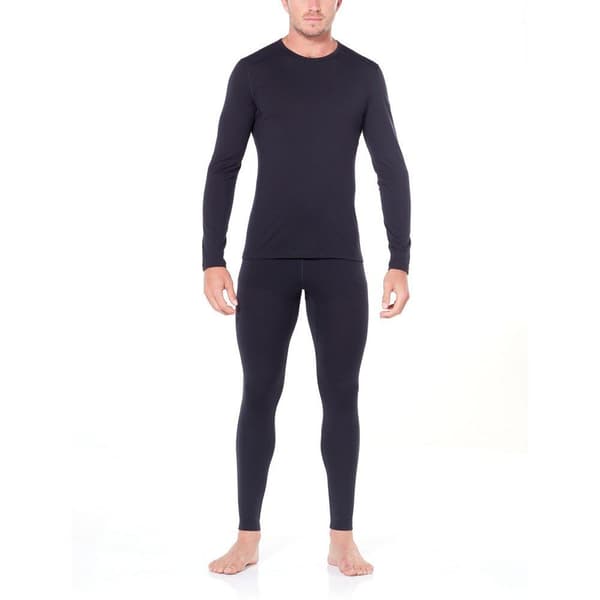Icebreaker Baselag 200 Oasis Merino Sort S Mand