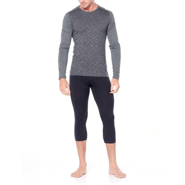 Icebreaker 200 Oasis Merino 3/4 Leggings Sort S Mand